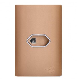 Conjunto RJ11 4x2 - Novara Especiais Ouro Rose